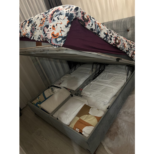 Boxspring met opbergruimte 160  bij 2 afbeelding 2