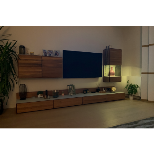 Hulsta / Hülsta ELEA II wandmeubelset – massief hout afbeelding 3