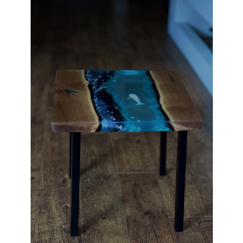 Unieke epoxy tafel afbeelding