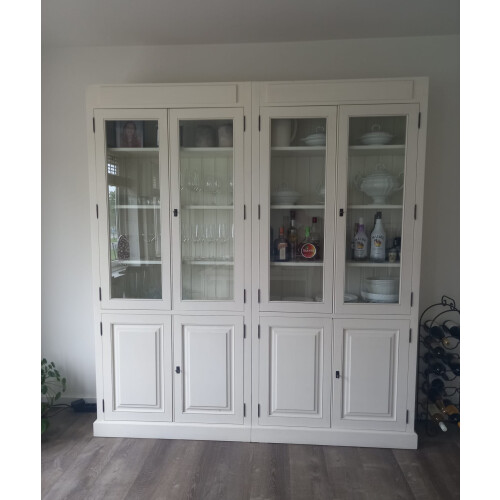 Buffetkast massief wit hout te koop aangeboden afbeelding 2