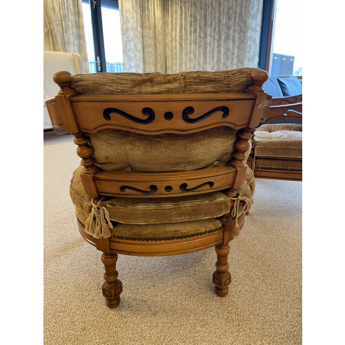 Giorgetti vintage fauteuils (1970), Italiaans design afbeelding 2