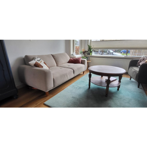 Lichte stoffen bank afbeelding 2