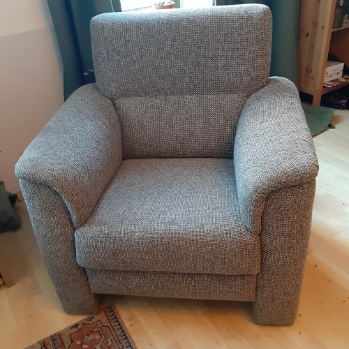 Fauteuil - comfortabele grijze stoel afbeelding 3