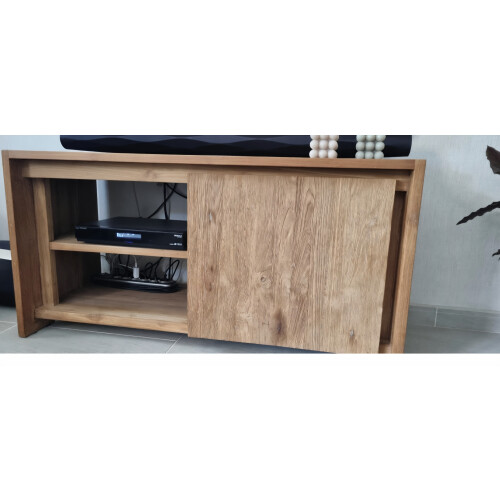 Massief Teakhouten TV meubel afbeelding