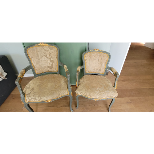 Klassieke Barok stoelen fauteuils afbeelding