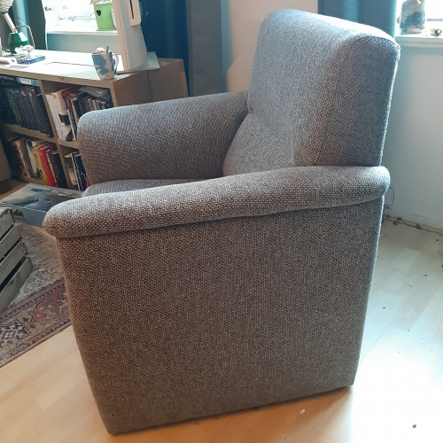 Fauteuil - comfortabele grijze stoel afbeelding 2