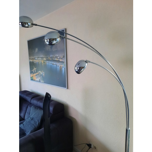 Moderne vloerlamp led met vloerdimmer afbeelding 3