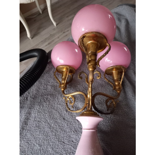Florentijnse porseleinen italien rose lamp afbeelding 3