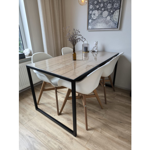 Vurenhouten Eettafel Austin 140 X 80 afbeelding