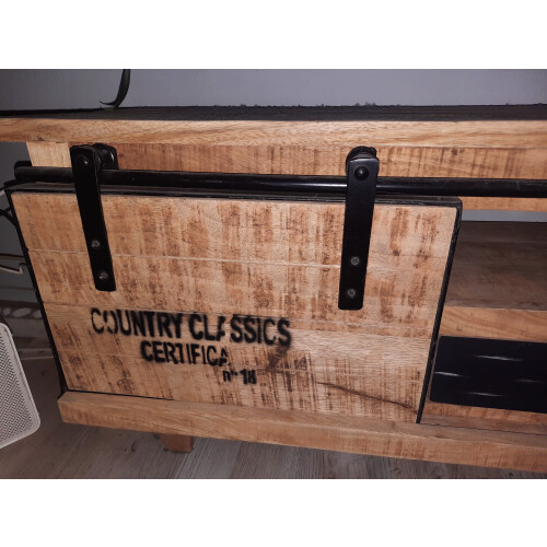 Mango houten tv meubel afbeelding 3