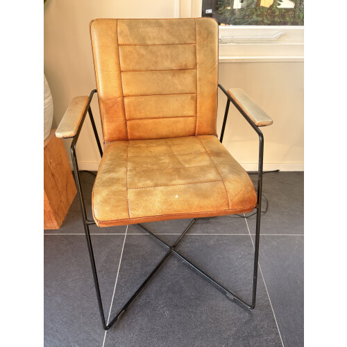 Eetkamerstoelen metalen frame afbeelding 2