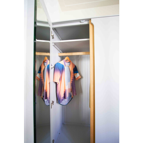 2 houten kledingkasten MadedotCom (Jaden) lichtgrijs afbeelding 2