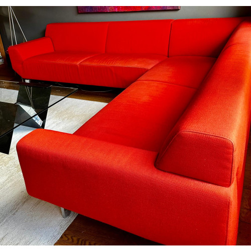 rode design hoekbank afbeelding 2