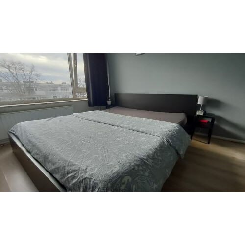 KINGSIZE bed + matras, molton & hoeslaken afbeelding