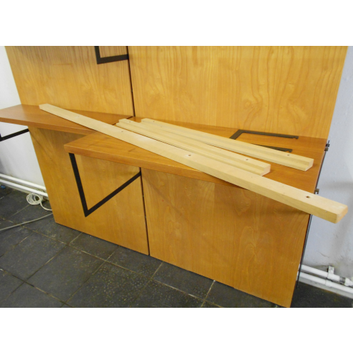 Pastoe vintage wandmeubel Cees Braakman ongeveer 1950 afbeelding 2