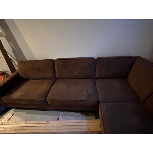 Nieuwe Bruine Hoekbank afbeelding