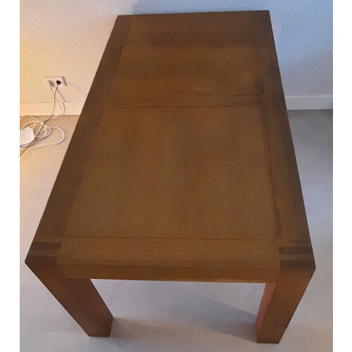 Moderne eettafel eiken afbeelding