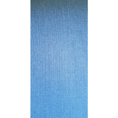 Azuurblauwe bank met poef, umix afbeelding 2