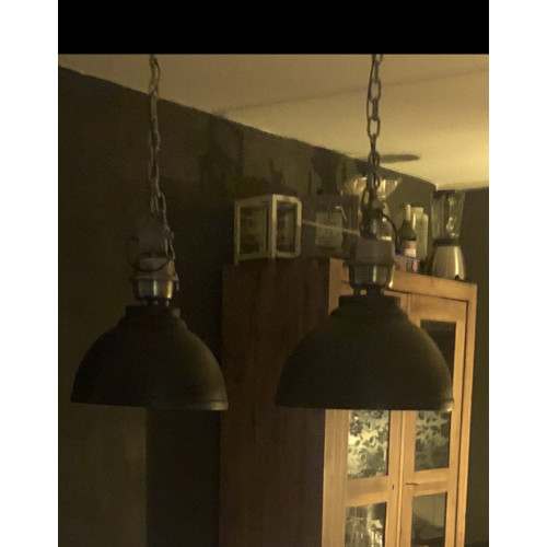 Industriële lampen 2x afbeelding