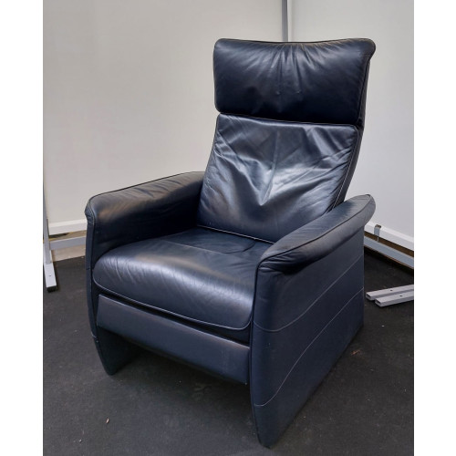 Mooie blauwe fauteuil afbeelding