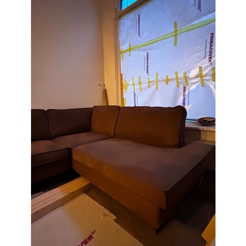 Nieuwe Bruine Hoekbank afbeelding 2