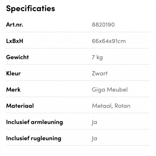 5 eetkamerstoelen rotan afbeelding 2