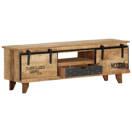 Mango houten tv meubel afbeelding