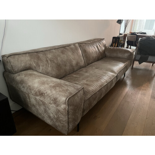 Lederen 3,5 zit bank Willem afbeelding