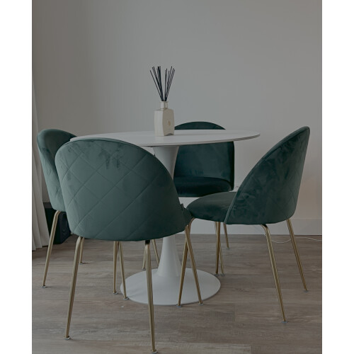 Ronde eettafel keramiek afbeelding 2