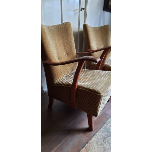2 mooie vintage stoelen jaren 60 afbeelding 2