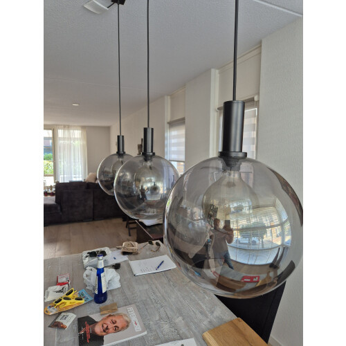 Glazen hanglampen afbeelding