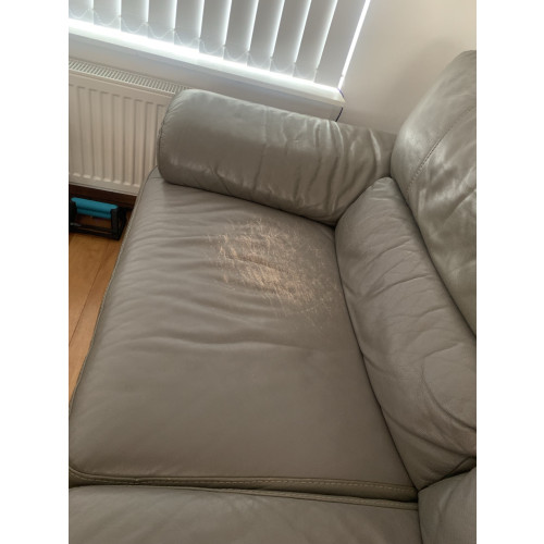 Hoekbank Leather Sofa Set afbeelding 3