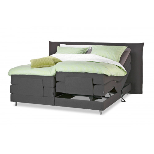 Luxe tweepersoons boxspring bed afbeelding