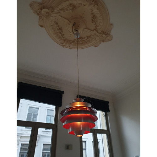 Vintage schalenlamp van Deense makelij 1960 afbeelding 2