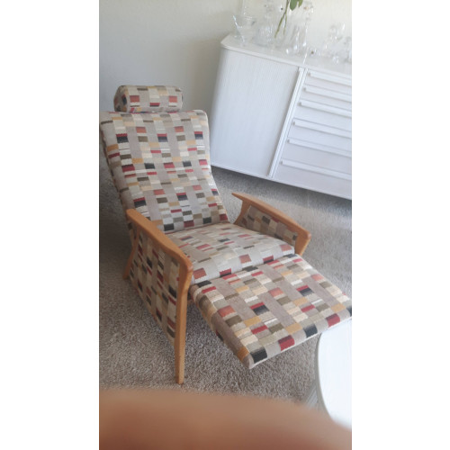 ligstoel - fauteuil 70tiger jaren afbeelding
