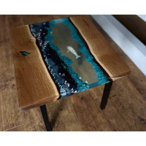 Unieke epoxy tafel afbeelding 2