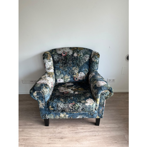 UrbanSofa by Ira Ness Fauteuil met bloemenprint afbeelding
