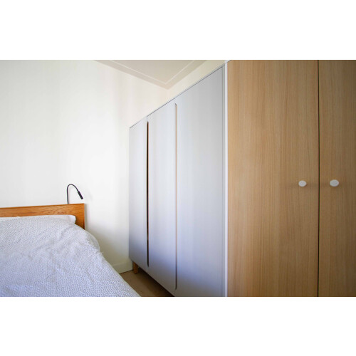 2 houten kledingkasten MadedotCom (Jaden) lichtgrijs afbeelding 3
