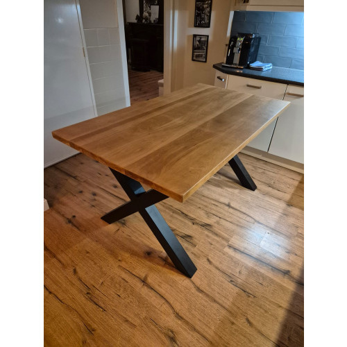 Massief kersenhouten eettafel! Nieuw! afbeelding