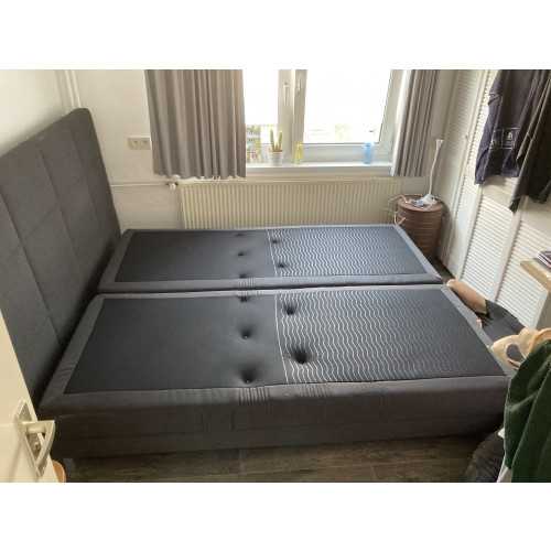Luxe tweepersoons boxspring bed afbeelding 2