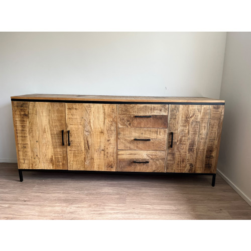 Mangohouten dressoir afbeelding