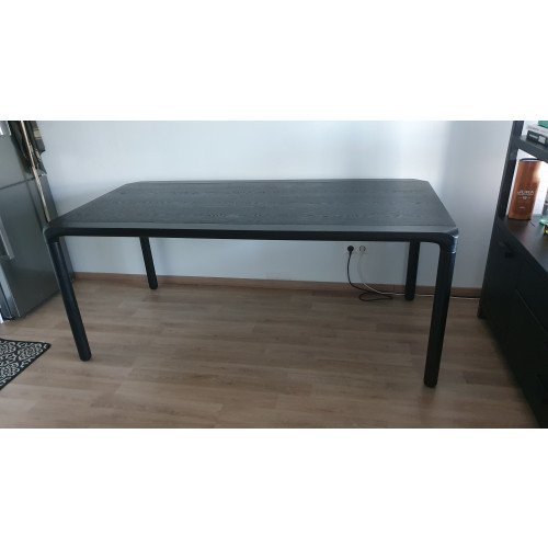 Zuiver &quot;Storm&quot; eettafel zwart 180cm afbeelding 2