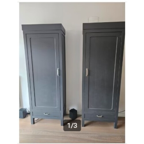 Twee mooie (servies/buffet)kasten 200x70cm - custom made afbeelding