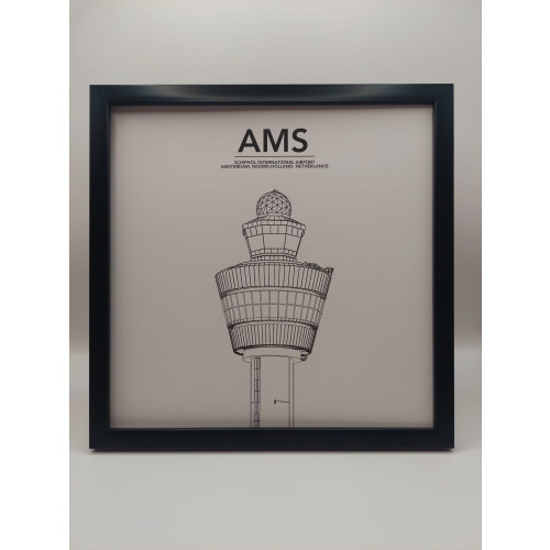 Poster: Amsterdam Airport afbeelding