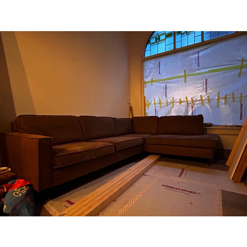 Nieuwe Bruine Hoekbank afbeelding 3