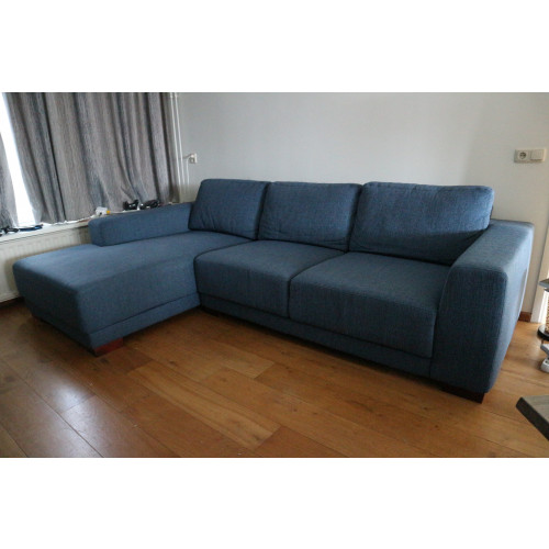 Hoekbank stof 3 zits chaise longue afbeelding 2