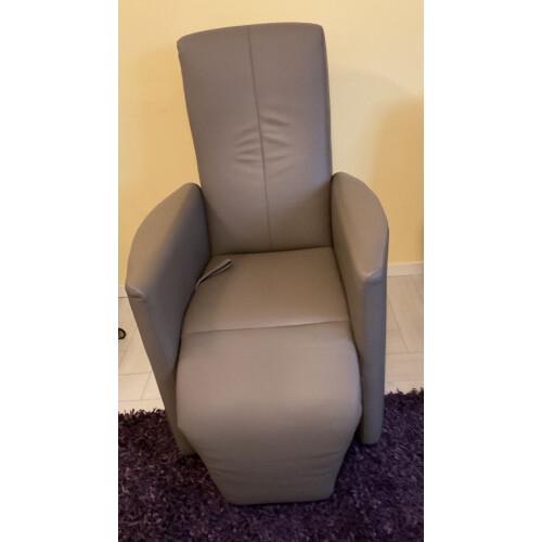 Leren relaxfauteuil voor lange mensen. Nieuw afbeelding 2