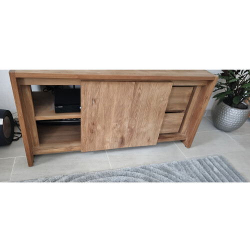 Massief Teakhouten TV meubel afbeelding 3