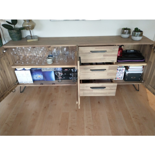 Dressoir Acacia hout afbeelding 3