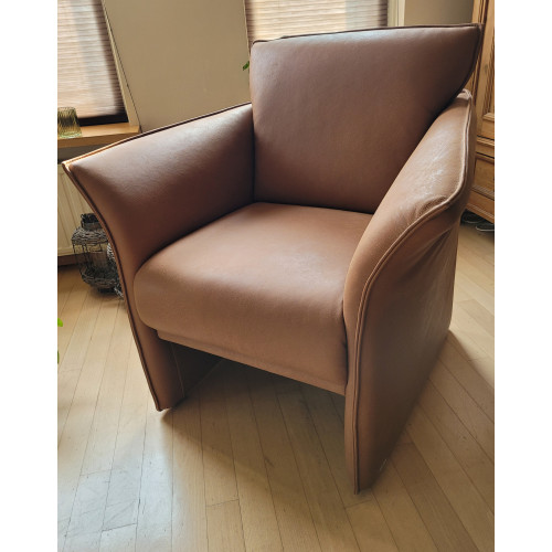 Leren fauteuil, Wendy model A, merk Koinor afbeelding